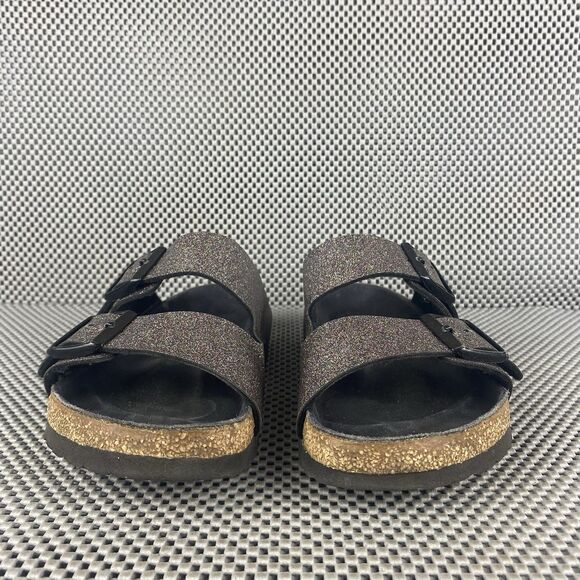 Birkenstock Arizona Sandals Adult 37 Glitter Slide On Buckle Made In Germany - Picture 6 of 13